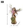 PEONY FAIRY SOLAR STATUE