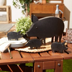 PIG WITH PIGLETS SCULPTURE