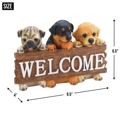 PUPPY WELCOME SIGN