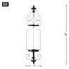 FLEUR-DE-LIS WALL SCONCE