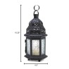CLEAR GLASS MOROCCAN LANTERN
