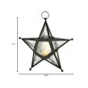 CLEAR GLASS STAR LANTERN