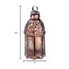 COPPER MOROCCAN CANDLE LAMP