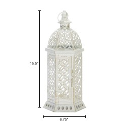 CUTWORK HEXAGON LANTERN