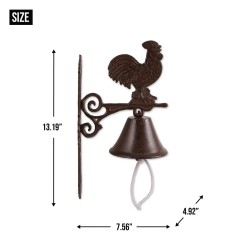 ROOSTER CAST IRON BELL