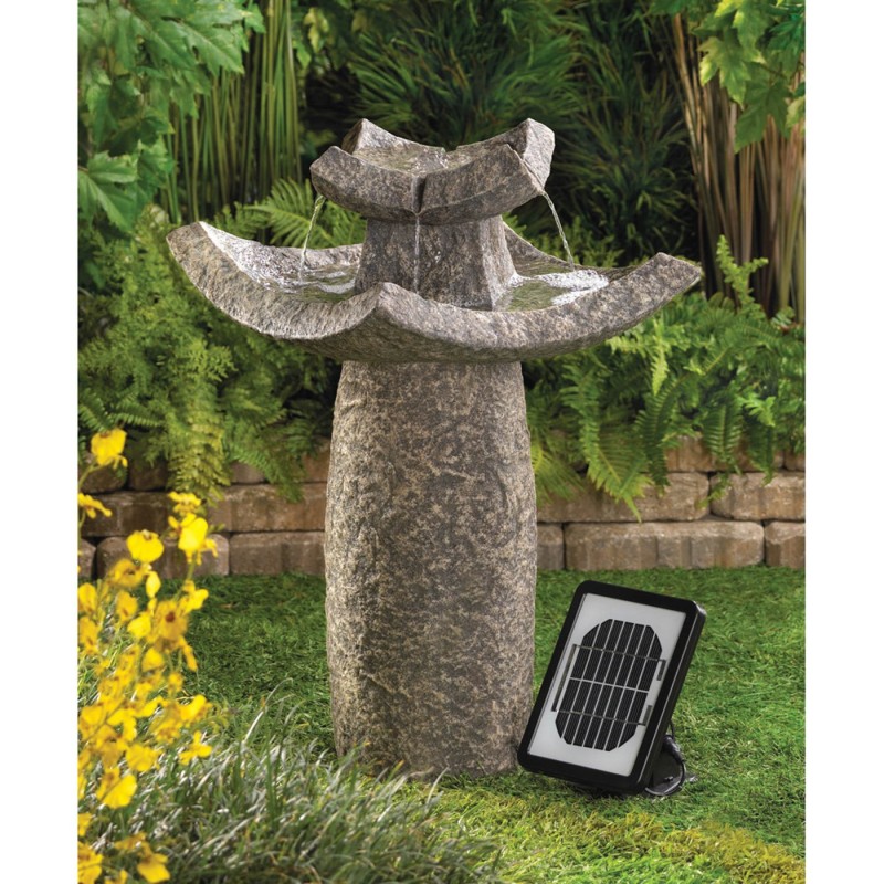 TEMPLE SOLAR WATER FOUNTAIN TEMPLE SOLAR WATER FOUNTAIN