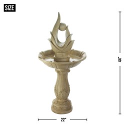 UNIQUE SCULPTURE WATER FOUNTAIN (INCL. PUMP)