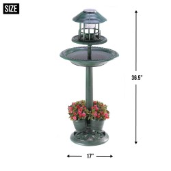 VERDIGRIS GARDEN CENTERPIECE
