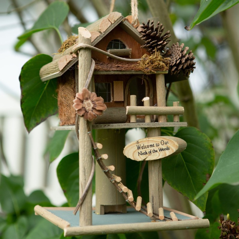 TREE HOUSE BIRD FEEDER TREE HOUSE BIRD FEEDER
