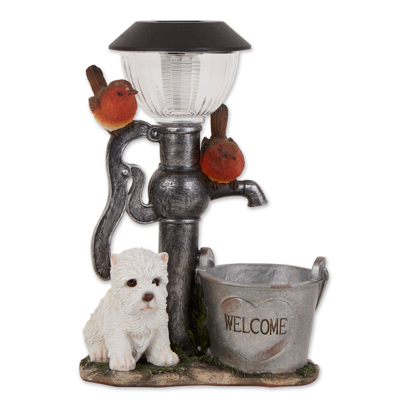 (image for) LITTLE PUP AND WATER PUMP SOLAR LIGHT