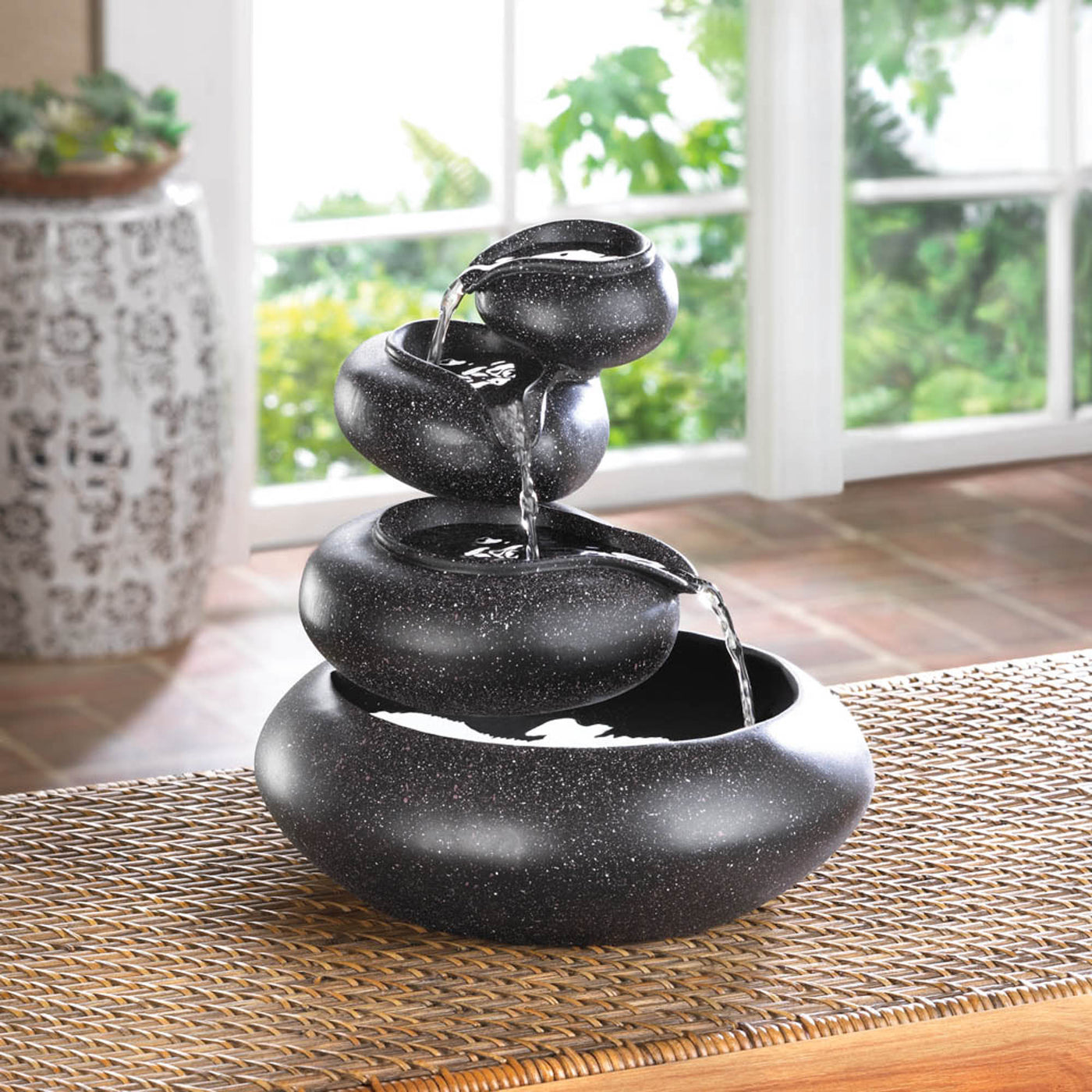 (image for) FOUR-TIER TABLETOP FOUNTAIN (INCL. PUMP)