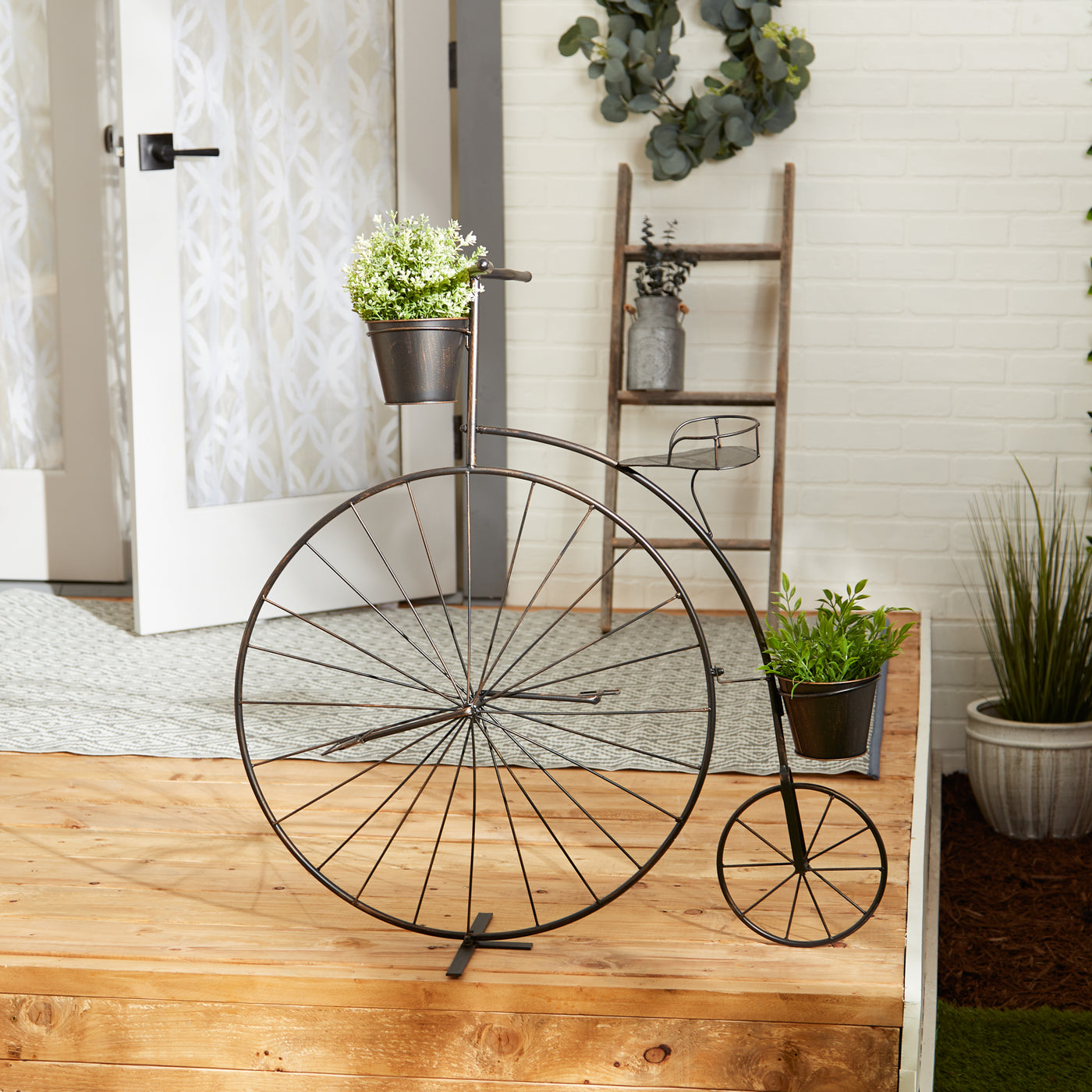 (image for) OLD-FASHIONED BICYCLE PLANT STAND