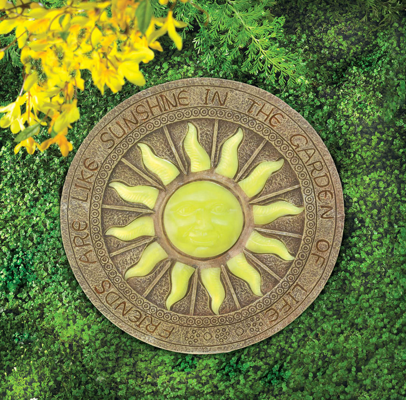 (image for) BURSTING SUN GLOWING STEPPING STONE