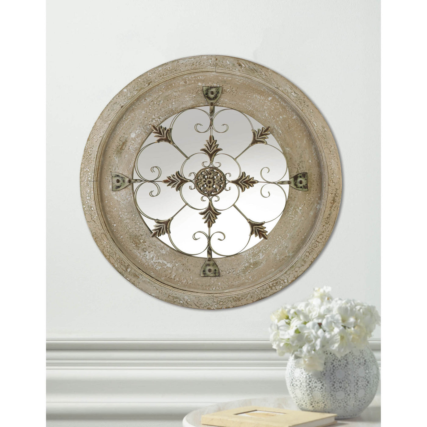 (image for) ANTIQUE COUNTRY WALL MIRROR