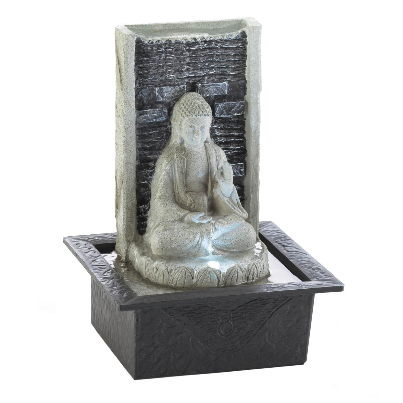 (image for) BUDDHA CASCADING TABLETOP FOUNTAIN
