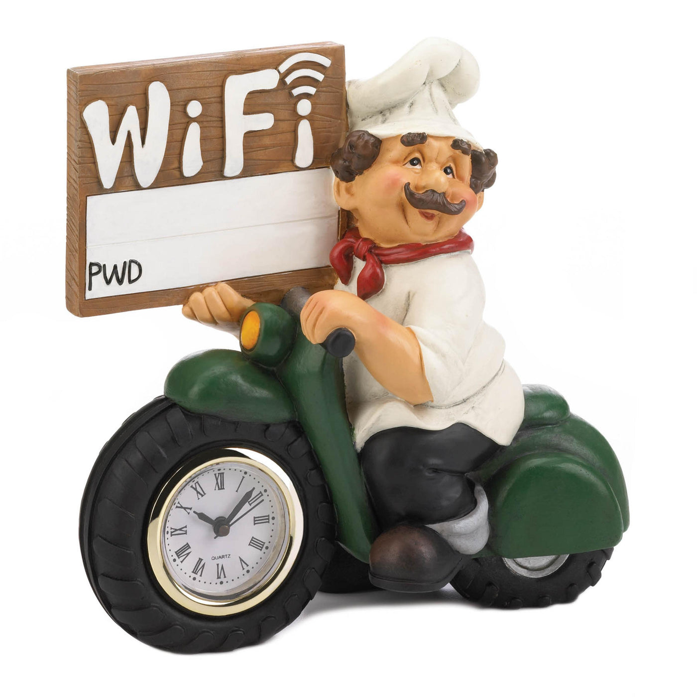 (image for) CHEF W/WIFI SIGN AND CLOCK